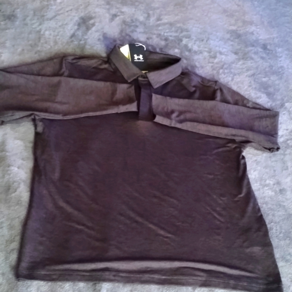 UA LONG SLEEVE GOLF SHIRT
